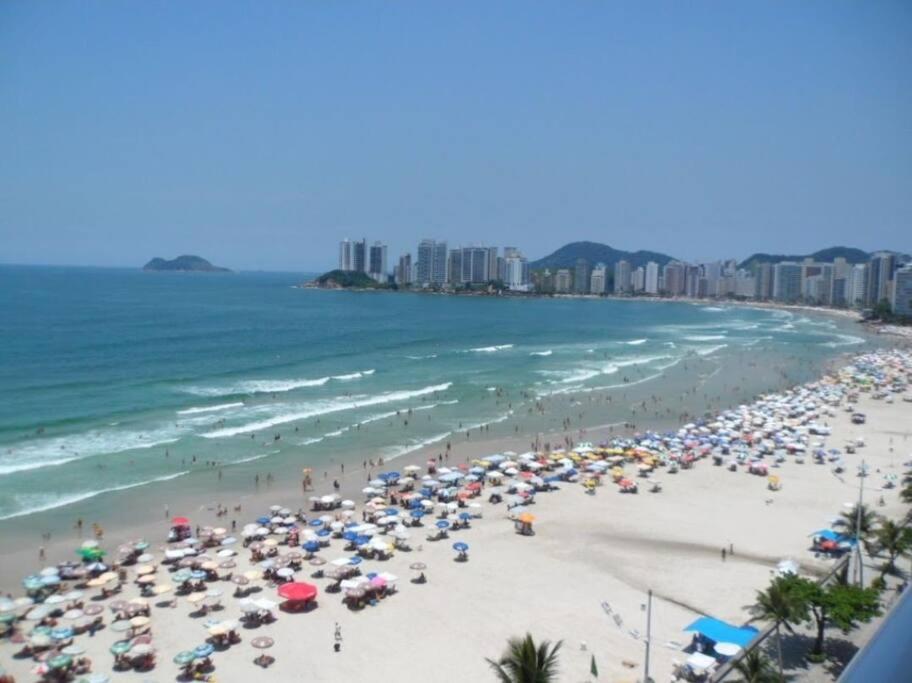 Apto De 3 Dorm De Frente Ao Mar Guarujá Esterno foto