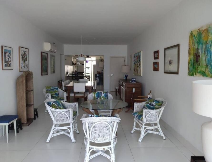 Apto De 3 Dorm De Frente Ao Mar Guarujá Esterno foto