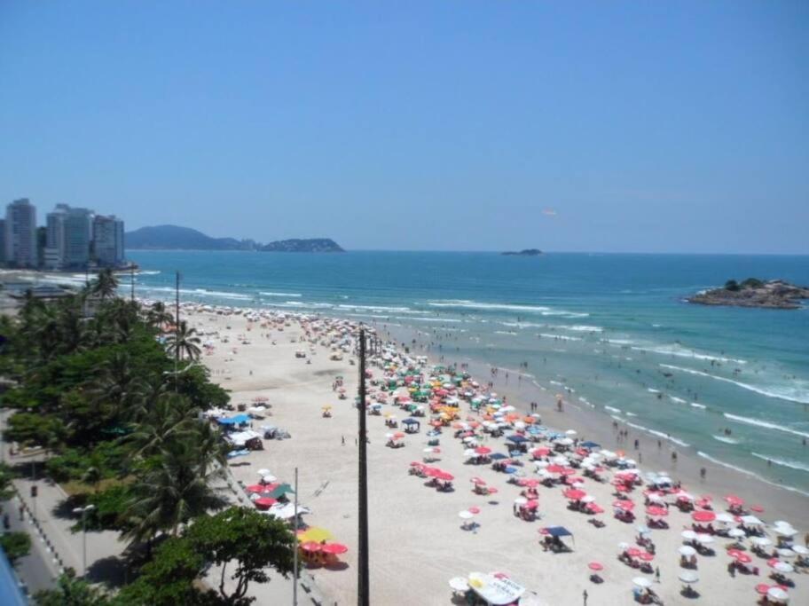 Apto De 3 Dorm De Frente Ao Mar Guarujá Esterno foto